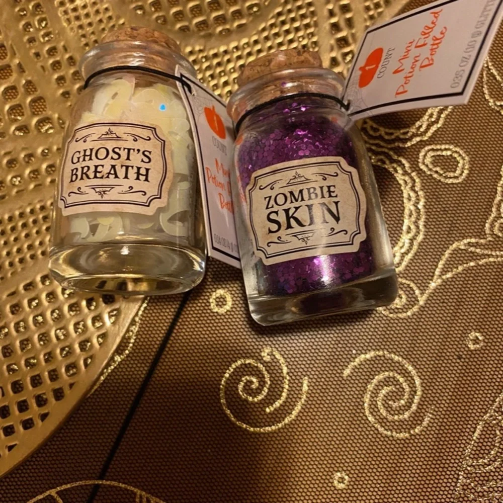 New Target bullseye Halloween potion bottles